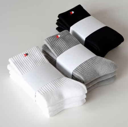 Kit 15 Pares Meias Sport Algodão Cano Médio Sandrini Confort (39-43)