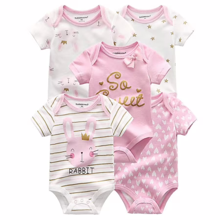 KIT COM 5 PEÇAS, LINDAS ESTAMPAS TECIDO MÁCIO E CONFORTÁVEL💞