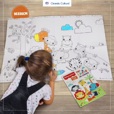 Livro - Fisher-Price - Meu livrão de colorir