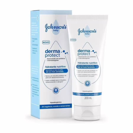 Loção Hidratante Corporal Johnson's Baby Derma Protect, 200ml