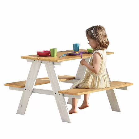 > 🧡 Mesa Infantil de Atividades, Playground e Piquenique - Picnic