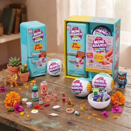 Mini Geladeira De Brinquedo Com 2 Bolas Surpresa