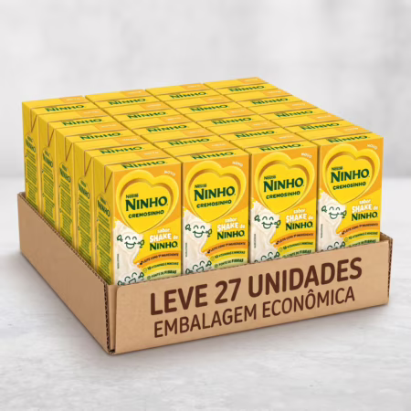 NINHO Cremosinho Sabor Shake de NINHO 180ml com 27 Unidades