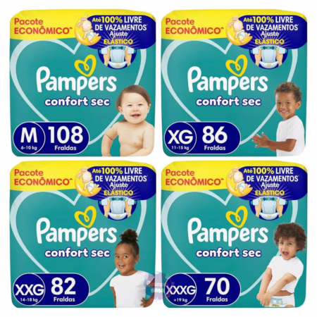 Pampers Confort Sec variados