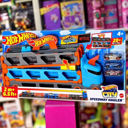 Pista Hot Wheels com 3 Carrinhos Mattel