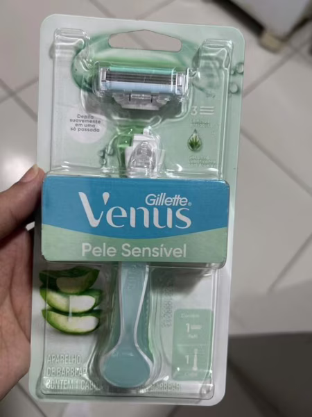 PRA PELE SENSÍVEL DELAS, QUALIDADE GILLETTE 🪒