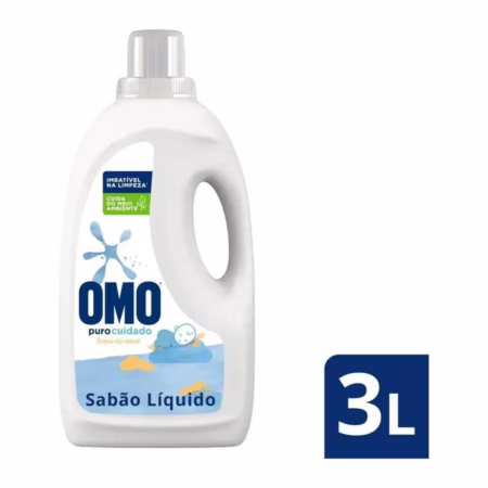 Sabão Líquido Omo Puro Cuidado 3L