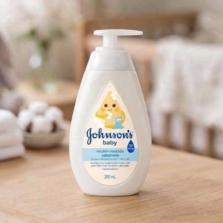 Sabonete Líquido Johnson's Baby Recém-Nascidos, 200ml