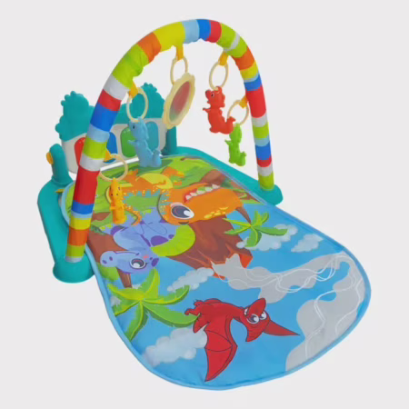 🛍️ Tapete de Atividades Para Bebê Piano Play Funny Dino Maxi Baby