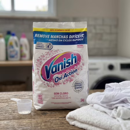 Tira Manchas em Pó Vanish Oxi Action Crystal White Refil 1kg