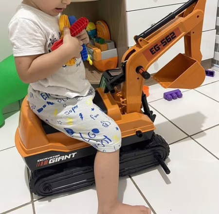 😍 Trator Giant Escavator Até 50Kg, Roma, Multicor