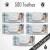 05 Lenços Umedecidos 100 Folhas 20×13 Cm – Gió Baby Com Tampa Flip Top