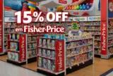 15% OFF EM FISHER-PRICE 🧸