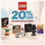 🧱✨ 20% OFF EM LEGO!