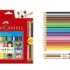 Canetinha Hidrográfica Bicolor, Faber-Castell, 12 Canetas/24 Cores