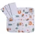 4 Paninhos De Boca Estampado, Papi Textil