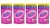 4 un. Refil Vanish Tira Manchas Líquido roupas coloridas 500ml