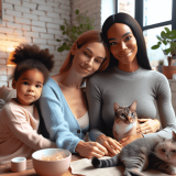 Mães que têm gato