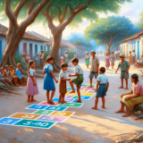 Qual a origem da amarelinha no Brasil?