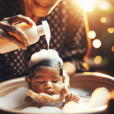 Usar shampoo em  bebês?