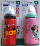 Copo Colors Disney com Bico em TPE – Lillo Minnie ou Mickey