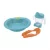 Adoleta Bebê Kit Alimentacao Colore, Azul Turquesa