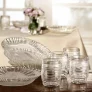 Aparelho De Jantar 8 Peças De Vidro Cristal Almoço Especial- Wheaton Brasil