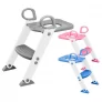 Assento Redutor Infantil com escada (Cinza)