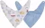 Babador Bandana para Bebê Papi Malhas Estampado Tamanho Único Contém 02 Un