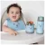 Babador de Silicone Buba Gumy Com Pega Migalhas – Azul