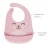 Babador de Silicone Buba Gumy Com Pega Migalhas – Rosa Bebê