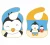 Babador Impermeável Pinguim Paco Família Girotondo Baby  – 2 Unidades