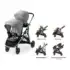 Burigotto cadeira para auto 0-36kg cadeira 4 Road Burigotto IXAU5143 cor preto mesclado