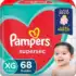 Fralda Turma da Mônica Baby Mega P 62 Unidades 