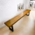 Banco Industrial Madeira Decor Shop 180x30x45cm Madeira Maciça Marrom