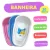 Banheira 20 litros Adoleta Banho Bebe Compacta Cajovil