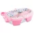 Banheira de Bebê Inflável e Portátil AirPlus, Dobrável, Base Antiderrapante e Bandeja Removível MaxiBaby – Rosa