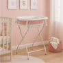 Banheira Para Bebê Dobrável 3 em 1 Com Suporte e Assento 45L Rosa Pipdip