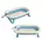Banheira Retrátil Dobrável Silicone De Bebe Com Termometro digital Azul ou Rosa
