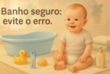 O erro comum em banho do recém-nascido