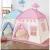 Barraca infantil rosa flor grande 1.3M menina princesa menino criança azul estrela menor preço