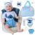 ✨Bebê Reborn Menino Boneco Original Realista de Silicone Com Bolsa Maternidade