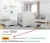 Berço Mini Cama 3 em 1 Grade Soft, Padrão Americano, Multimóveis, Branco Premium