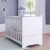 Berço Multimóveis 3 em 1 Branco REF. 0527 para Colchão 130cmx60cm