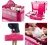 Berço Portátil Happy Cosco Rosa