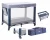 Berço Portátil Mini Play, Safety 1st, Net Blue