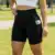 Bermuda Feminina Short Academia Bolso Lateral Cintura Alta
