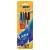 BIC, Caneta Esferográfica Escrita Média, Cristal Dura+, 4 Cores