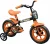 Bicicleta Arco Iris Infantil Aro 12 Preto e Laranja, Track Bikes
