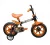 Bicicleta Arco Iris Infantil Aro 12 Preto e Laranja Track Bikes